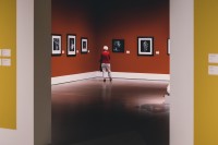 Galeria de quadros em um museo